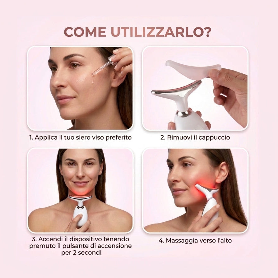 Elixyou™ – Scolpitore Facciale a Microcorrente e LED (7 in 1)