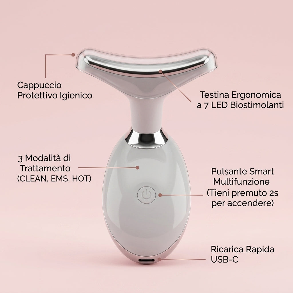 Elixyou™ – Scolpitore Facciale a Microcorrente e LED (7 in 1)