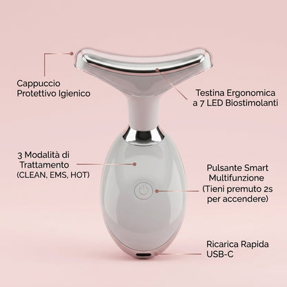 Elixyou™ – Scolpitore Facciale a Microcorrente e LED (7 in 1)